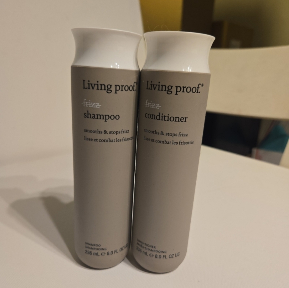 Living Proof No Frizz Shampoo & Conditioner - FULL SIZE *NEW*